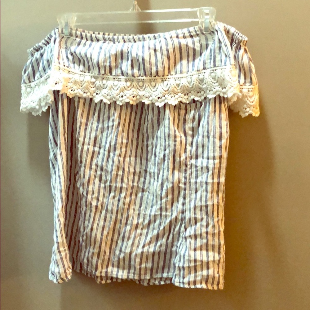 Off the shoulder blouse